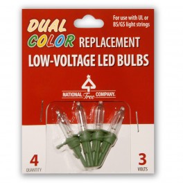 LED Replacement blister Bulbs - 4 Pack / Dual Color LED Replacement blister Bulbs - 4 Pack / Dual Color