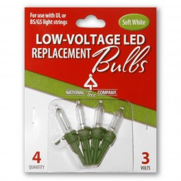 LED Replacement blister Bulbs - 4 Pack / Soft White LED Replacement blister Bulbs - 4 Pack / Soft White