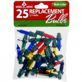 Replacement Bulbs - 25 Pack / Multi-Color Replacement Bulbs - 25 Pack / Multi-Color